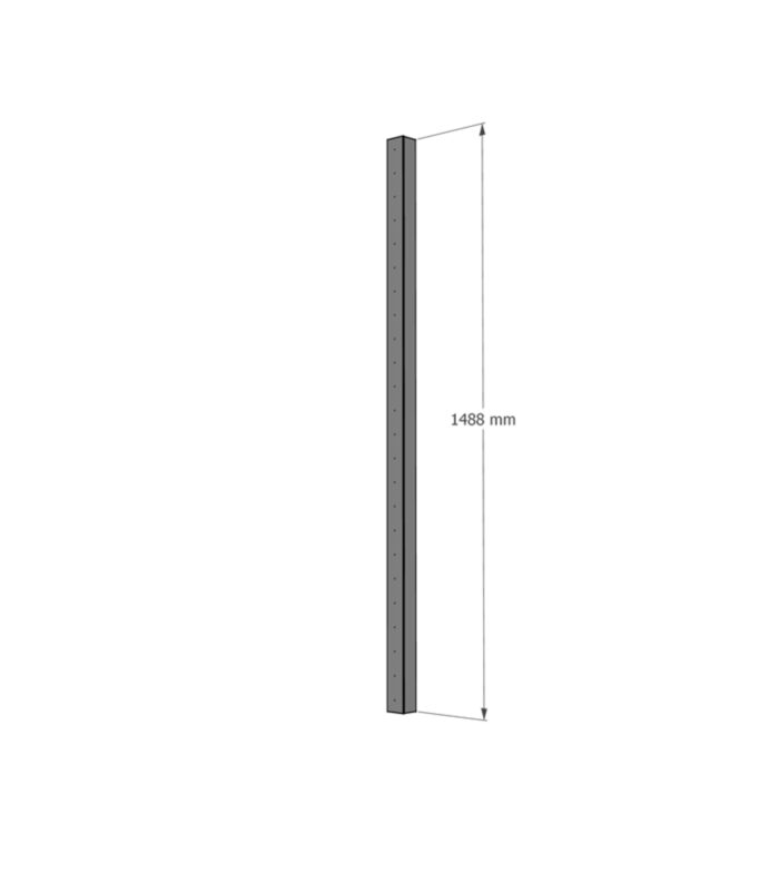 Fab-55 corner A1/6 Profil A 1488 mm inkl. Endstück (90-90)