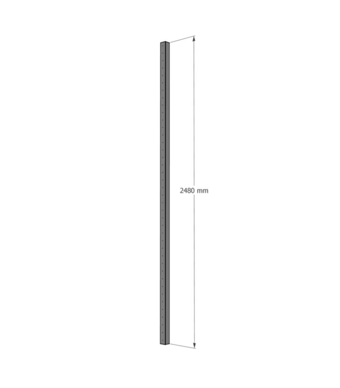 Fab-55 corner A1/5 Profil A 2480 mm inkl. Endstück (90-90)