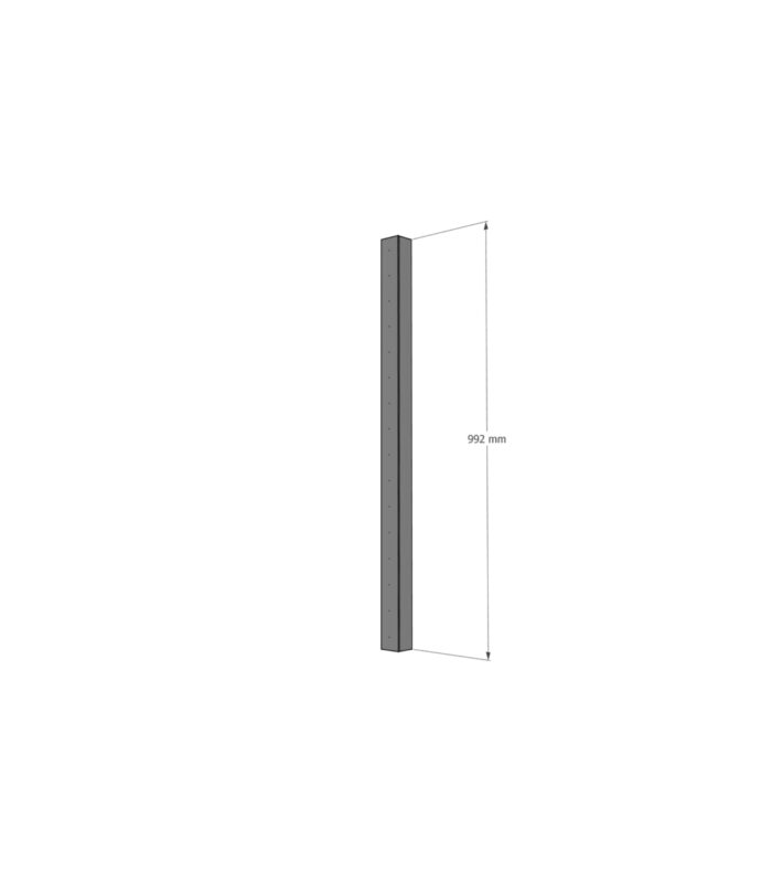 Fab-55 corner A1/6 Profil A 992 mm inkl. Endstück (90-90)